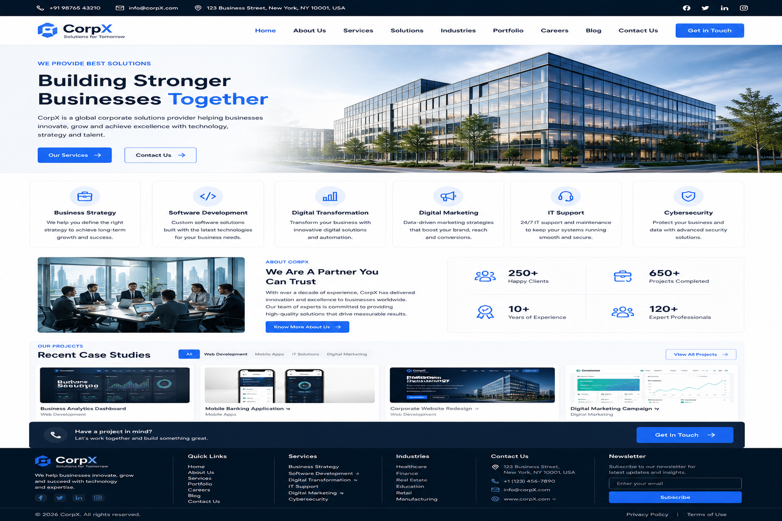 Corporate Website