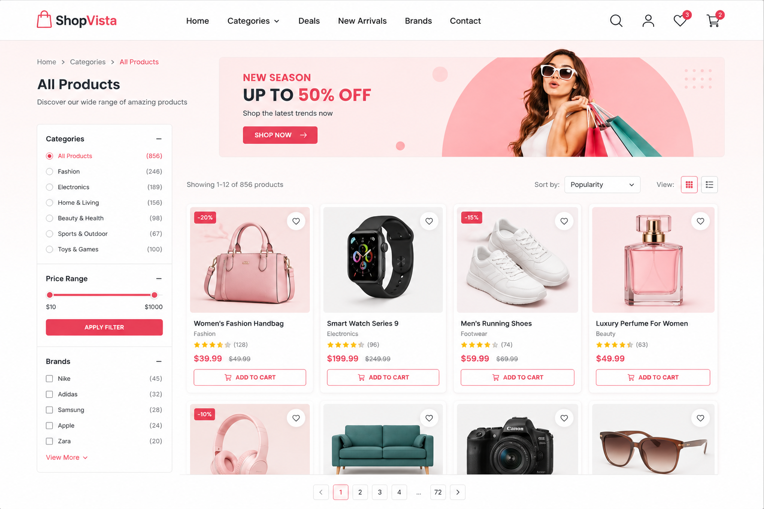 Ecommerce Website