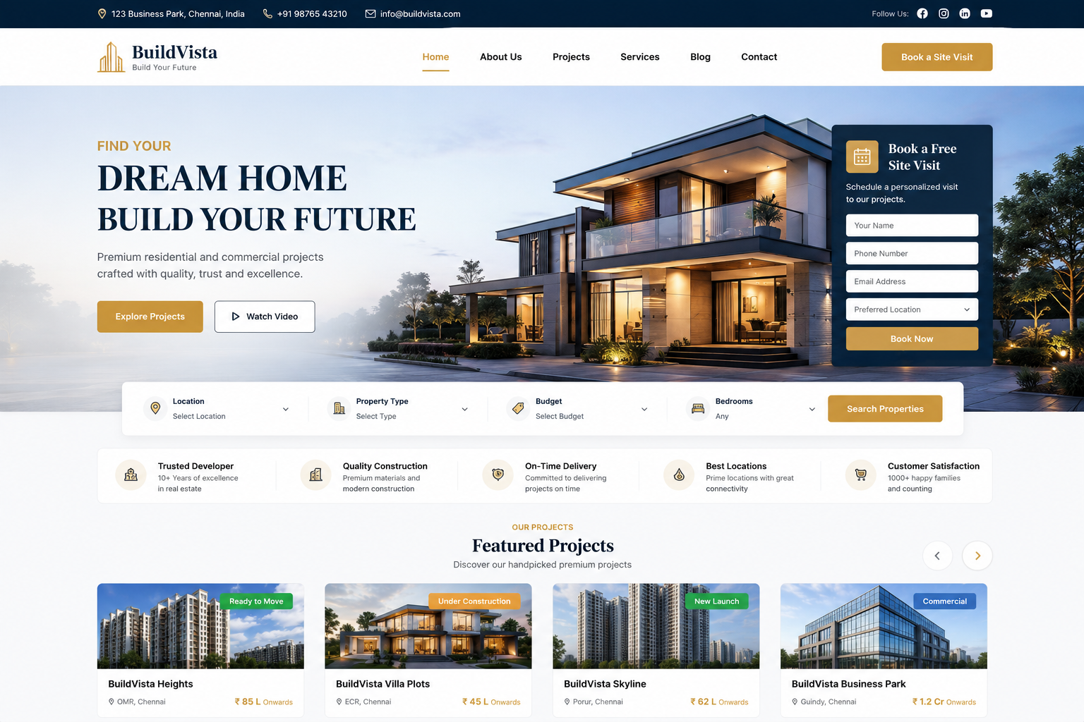 Real Estate Website